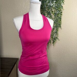 Athleta Fuchsia Racerback Tank Top